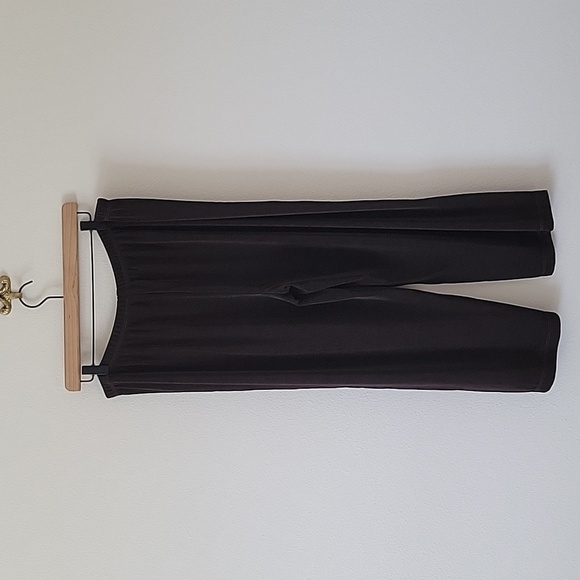 Chico's Travelers Chocolate Brown Button Crop Crop Pants Size Large - Picture 5 of 5